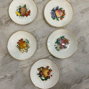 Fruit Design Ceramic Dinner Plates Set